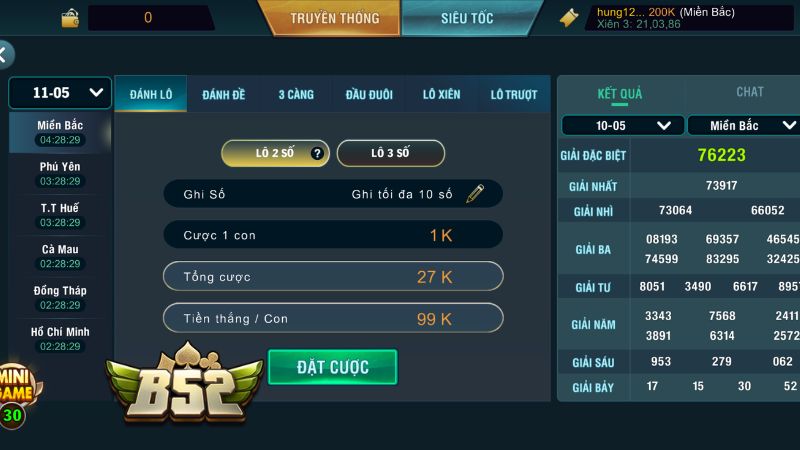 Hướng dẫn cách tham gia chơi lô đề tại B52 Club 