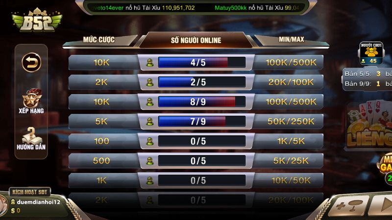 Những chiến thuật chơi Liêng B52 Club hiệu quả