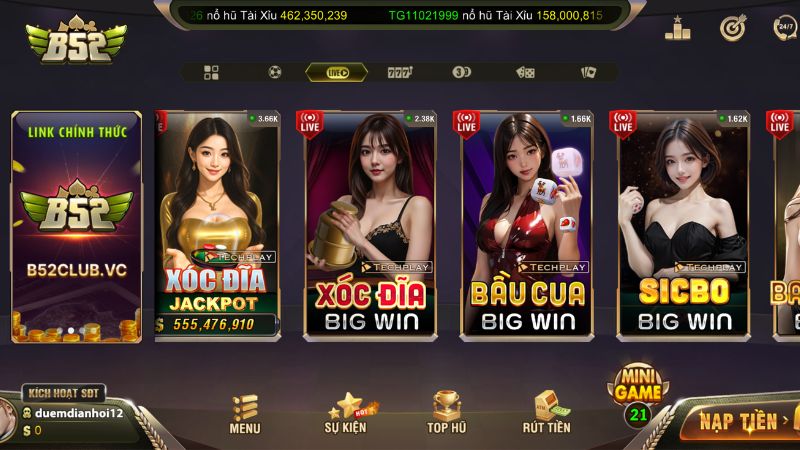 Các siêu phẩm game Casino thú vị