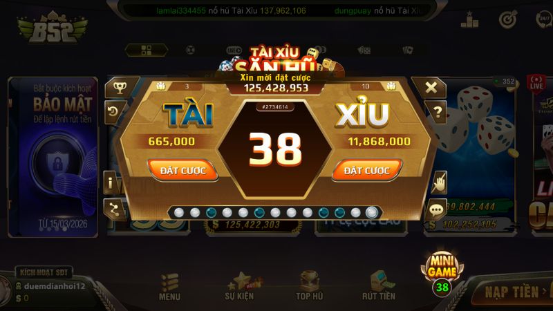 Giới thiệu game tài xỉu B52 Club