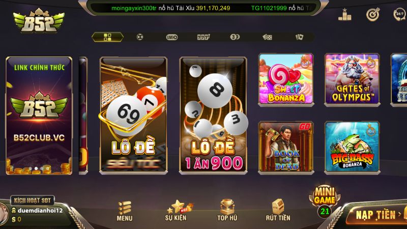 Các hình thức chơi Lô đề B52 Club mới nhất 