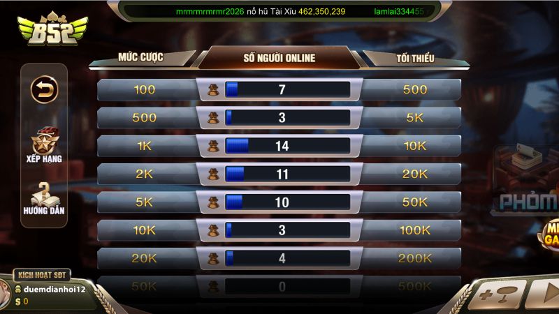 Mẹo chơi game bài Phỏm B52 Club thắng lớn