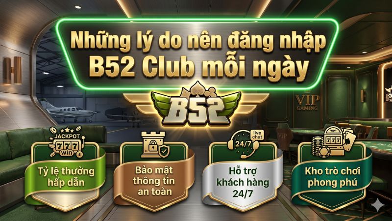 Những ưu điểm vượt trội nhất của cổng game B52 Club